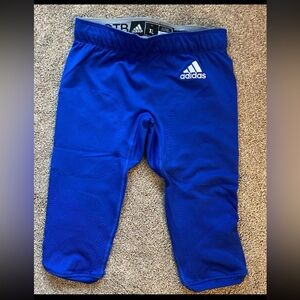Adidas Football Pants Mens (Boys) XL. Royal Blue Press Coverage. Tight